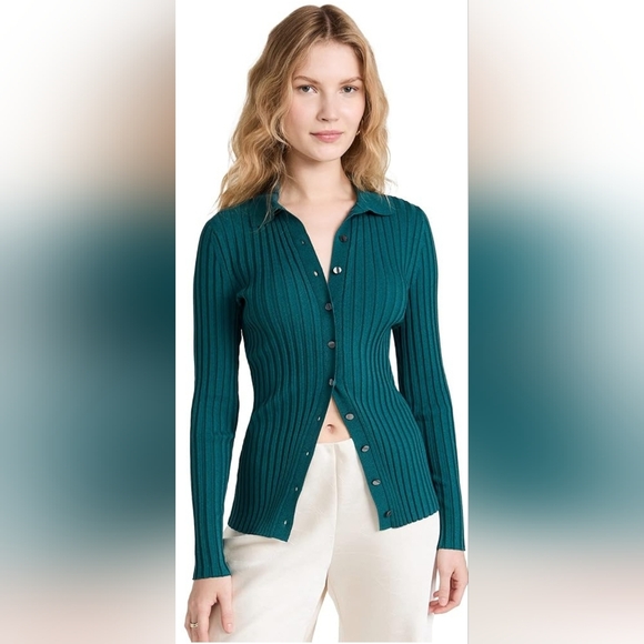 Vince Sweaters - Vince Vince Ribbed Polo Cardigan